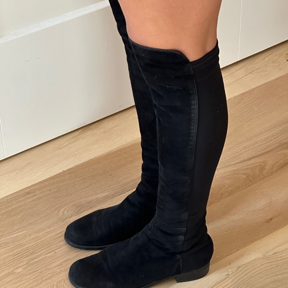 Stuart Weitzman 5050 Suede Over the Knee boot Size 6.5M - Picture 2 of 5
